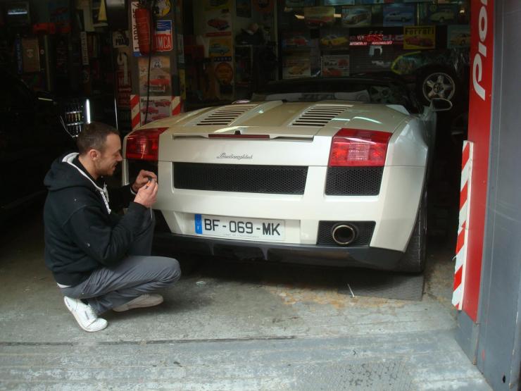 Lamborghini gallardo echappement