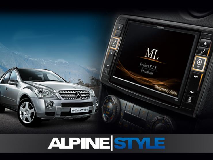 alpine gps mercedes ml