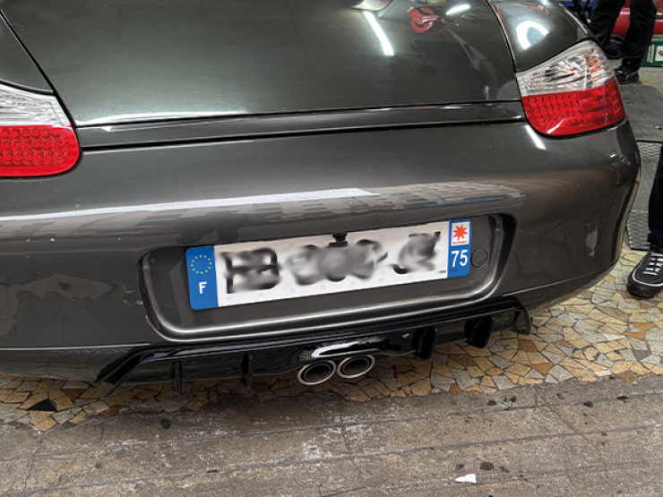 déflecteur Porsche boxter
