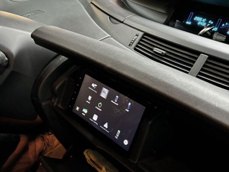 autoradio CarPlay espace