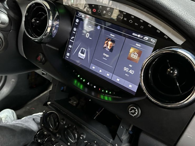 écran android auto mini cooper