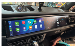 écran CarPlay Porsche Macan